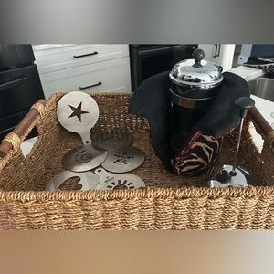 Bodum Cafeteria milk frother stainless art stencils coffee cosy
Coffee bundle